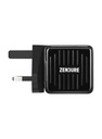 Zendure SuperPort 20W Wall Charger with US + UK Plug - Black