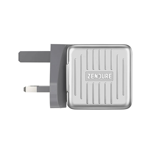 Zendure SuperPort 20W Wall Charger with US + UK Plug - Silver