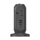 Momax OnePlug 7-Outlet Power Strip With USB (Space Grey)