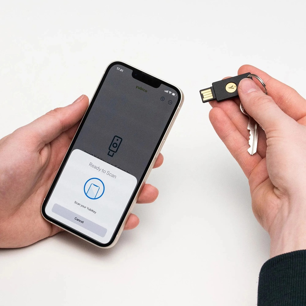 USB-A YubiKey 5 NFC Two Factor Security Key