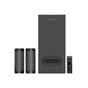 Powerology Immersive Audio 5.1CH Wireless Soundbar Surround Sound Dolby Audio - Black