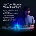 NexTool Outdoor 12 in 1 Thunder Music Flashlight - Black