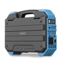 Powerology 600W 192000mAh Portable Generator Integrated Solar Panel - Blue