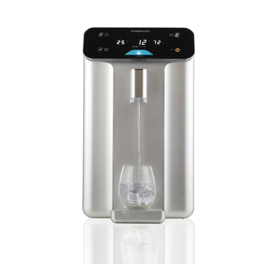 Powerology Air to Water Generator Filtered Drinking Water - Silver