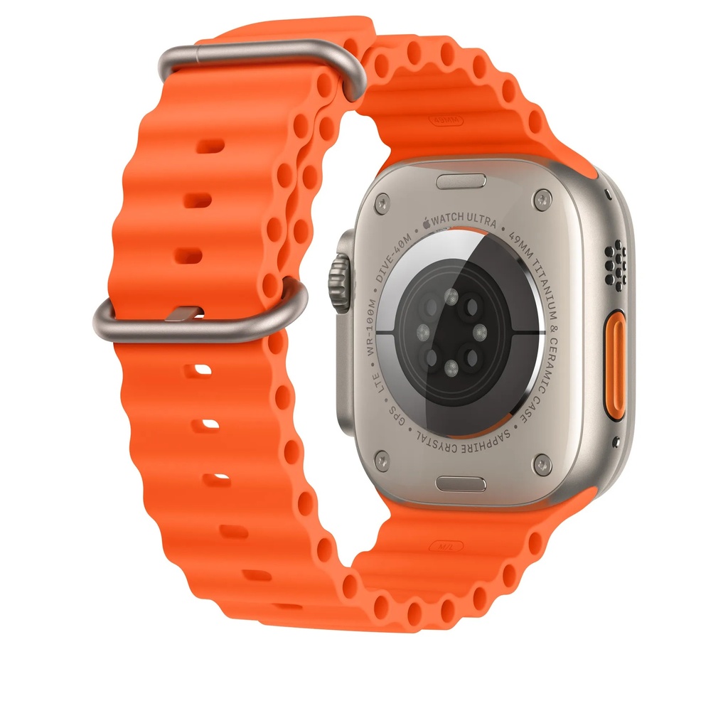 Apple Watch 49mm Orange Ocean Band Extension