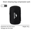 Naturehike Down Sleeping Bag Compression Bag (Medium) - Black