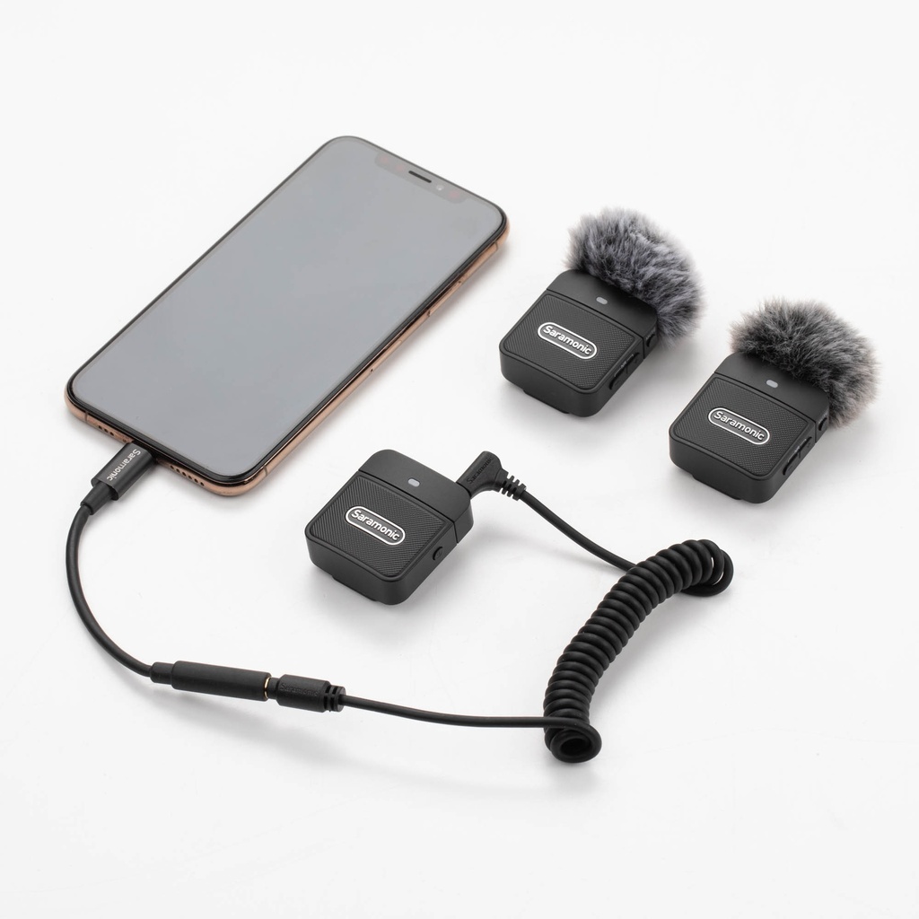 Saramonic 3.5mm 2.4G Dual Channel Wireless Microphone Blink100 B2