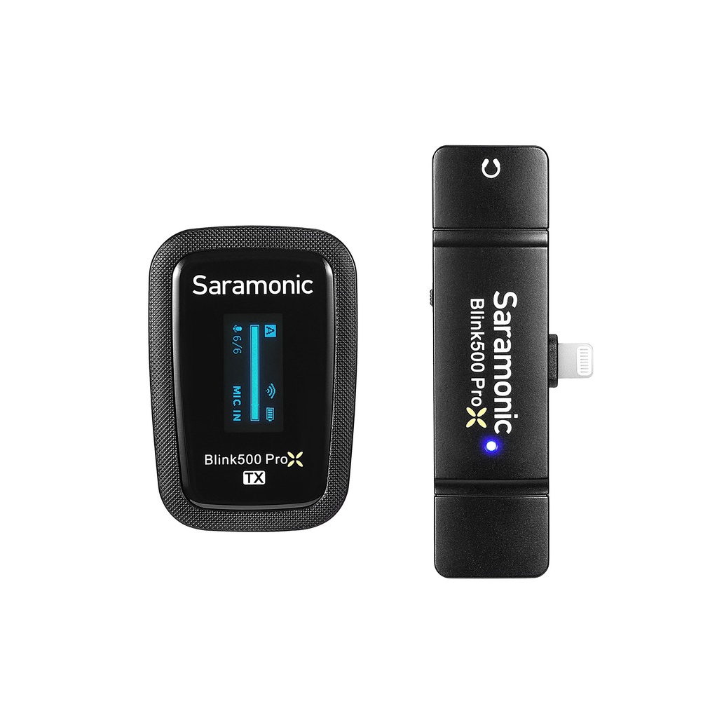 Saramonic Lightning 2.4G Dual Channel Wireless Microphone with Charging Case Blink500 ProX B3