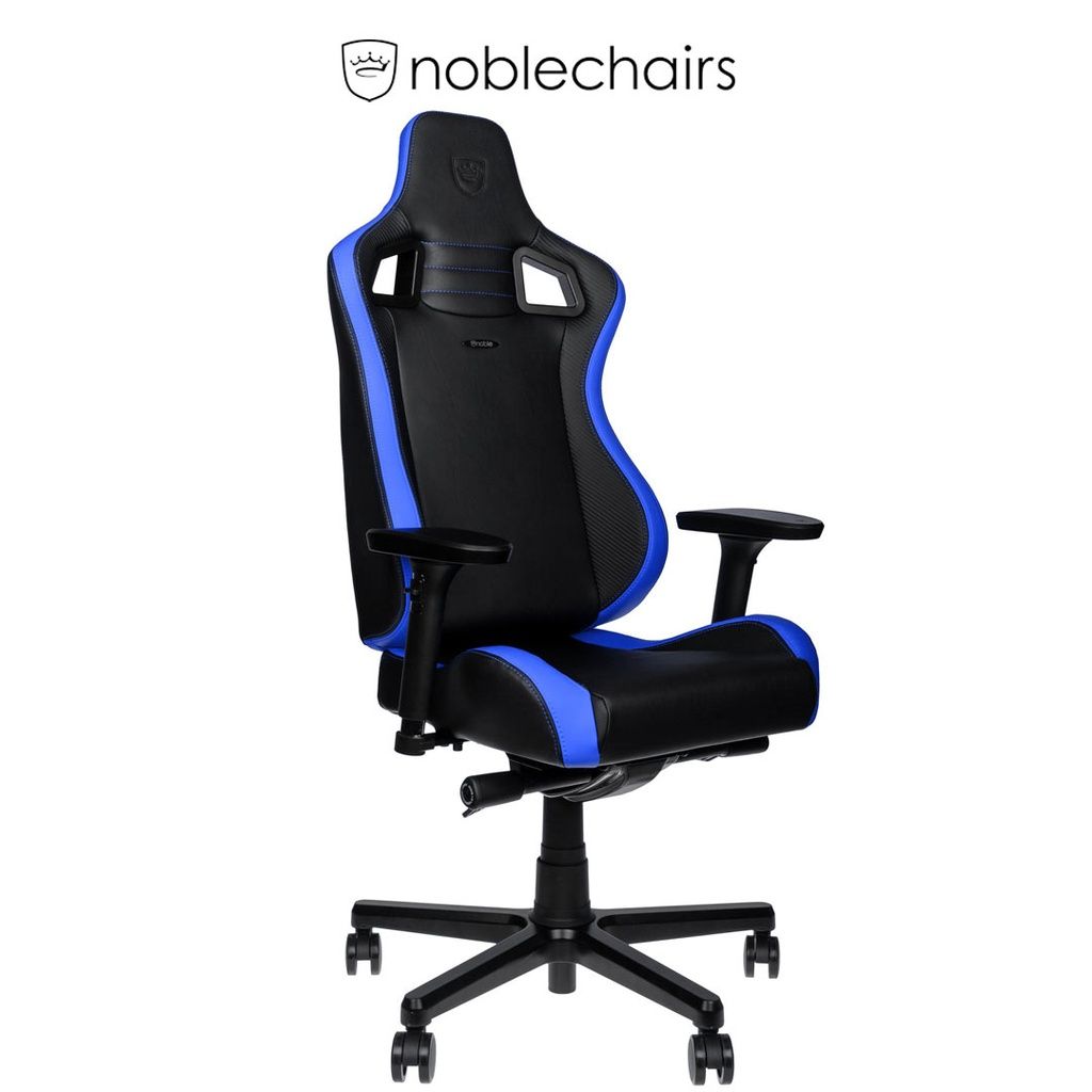 Noblechairs Epic Compact Gaming Chair-Black/Carbon/Blue