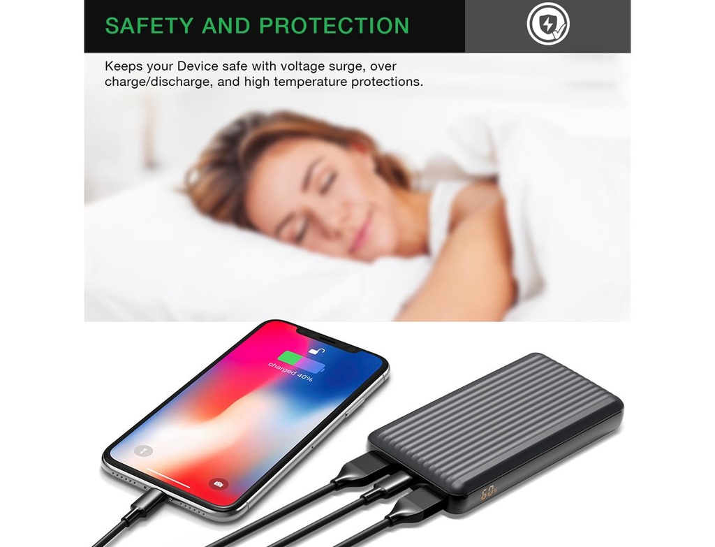 Daewoo Power Bank MiniLine 10 Pro 10,000mAh – Space Grey