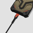 UAG USBC-USBC 1.5m Rugged Kevlar Cable Black / Orange