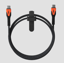 UAG USBC-USBC 1.5m Rugged Kevlar Cable Black / Orange