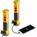 SHELL SF126 LED RECHARGEABLE WORK LIGHT/FLASHLIGHT WITH 5000 MAH POWER BANK, 8 LIGHT MODES