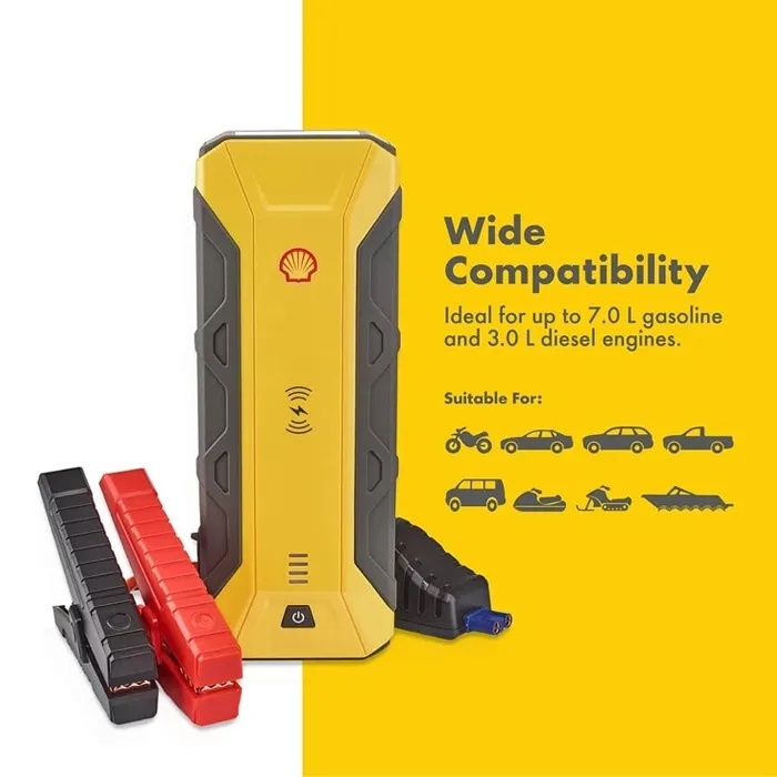 SHELL SH912 800A 12V PORTABLE POWER JUMP STARTER