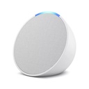 Amazon Echo Pop (1st Gen, 2023 Release) Full sound Compact Smart Speaker with Alexa - Glacier White