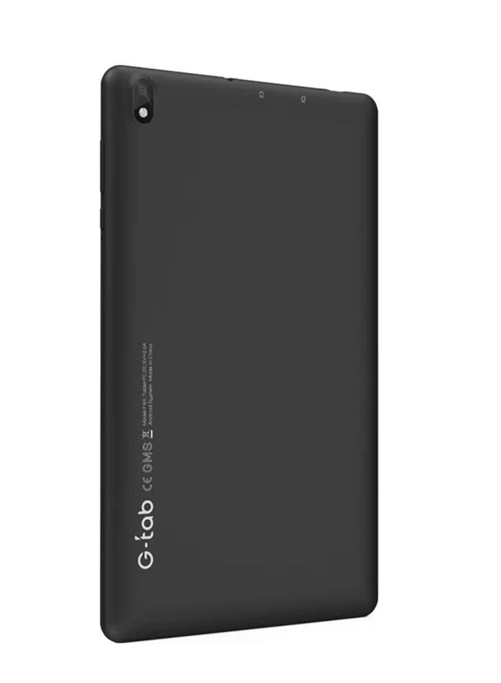 G-Tab F8X 8-Inch 4G Lite-WiFi 5G, Quad Core, 3+32GB, 5+8Mp Camera, IPS LCD, 5100mAh Battery, with Rubber Case - Black