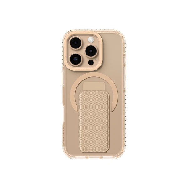 AmazingThing Titan Pro + Holder MagSafe Case for iPhone 16 Pro 6.3-inch - Rose Gold