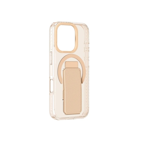 AmazingThing Titan Pro + Holder MagSafe Case for iPhone 16 Pro 6.3-inch - Rose Gold