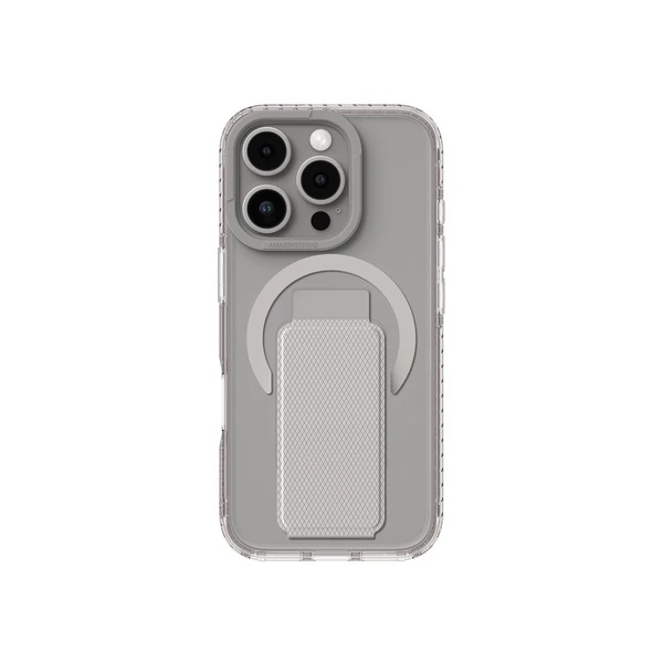 AmazingThing Titan Pro + Holder MagSafe Case for iPhone 16 Pro Max 6.9-inch - Grey