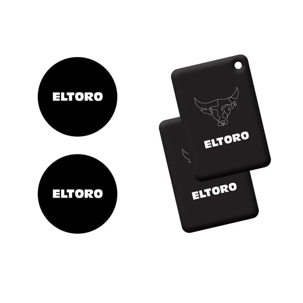 Eltoro Smart Lock + Access Card For The Smart Lock 2 Pcs - Black