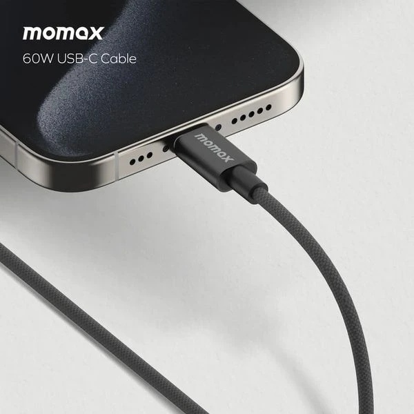 Momax Elite 60W USB-C Cable 1.5m (Black)