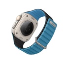 Uniq Revix Evo Reversible Magnetic Apple Watch Strap 49/45/44/42mm - Pacific (Pacific Blue/Black)  