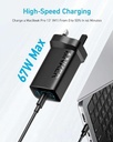 Anker 336 Charger (67W) - Black