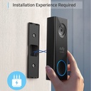 Eufy Video Doorbell E340 Kit With Chime 2K Dual Cameras -Black