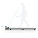 Folded Treadmill R3 hybrid + with max. speed 12km/h, with side armrest with 1HP brushless motor.