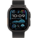 Apple Watch Ultra 2 GPS + Cellular 49mm Black Titanium Case w. Black Titanium Milanese Loop - S (MX4W3)