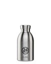 24Bottles Clima 330ml - Brushed Steel