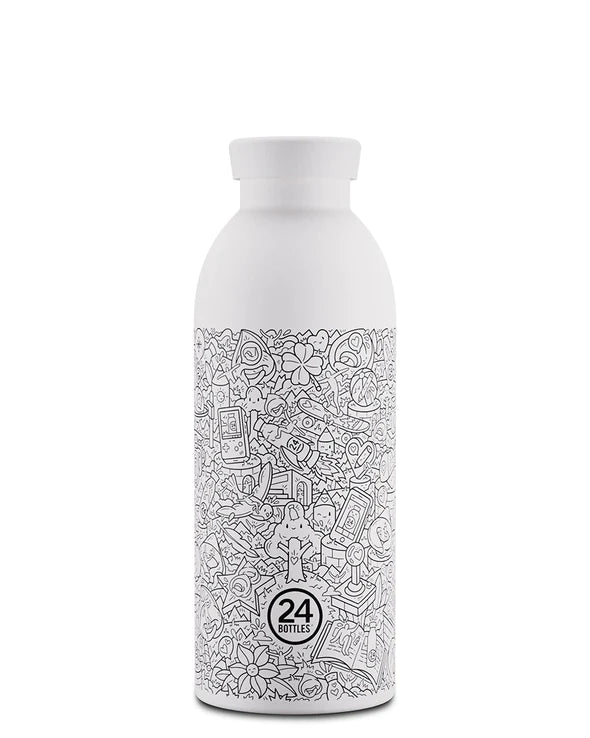 24Bottles Clima 500ml - FRA x - White