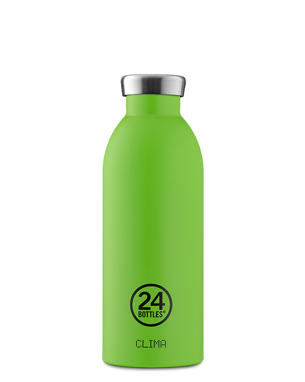 24Bottles Clima 500ml - stone Lime Green