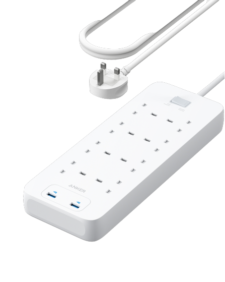 Anker 342 USB Power Strip 8-in-1 White