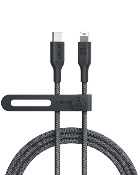 Anker 542 USB-C to Lightning Bio - Nylon 0.9m/3ft - Black