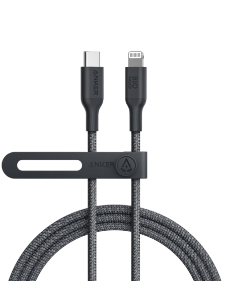 Anker 542 USB-C to Lightning Bio - Nylon 1.8m/6ft - Black