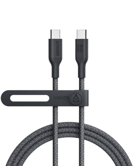 Anker 543 USB-C 100W Bio - Nylon 0.9m/3ft - Black