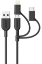 Anker PowerLine II 3-in-1 0.9m C89 - Black