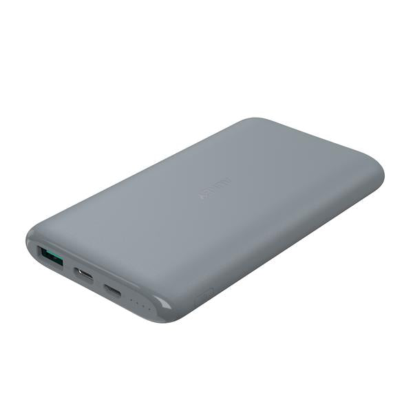 Aukey 10000mAh USB-C Rapid charge Ultra Slim Power Bank - Gray