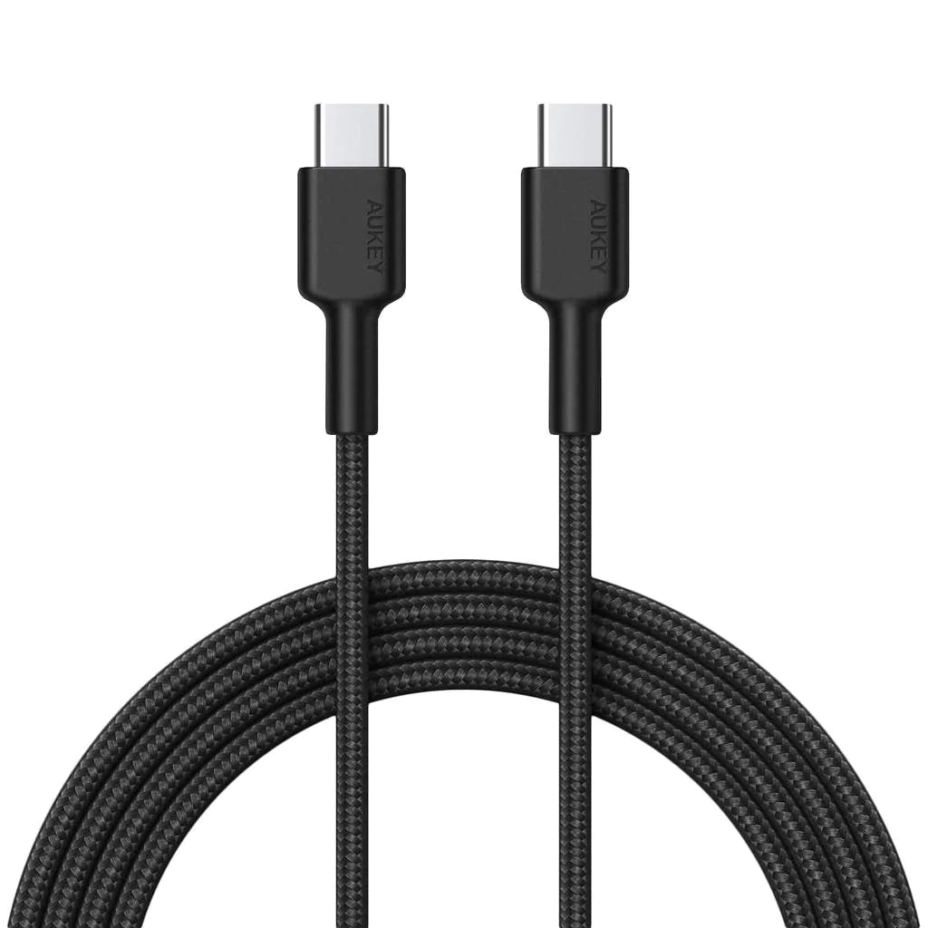 Aukey Braided Nylon USB-C Cable 0.9m - Black