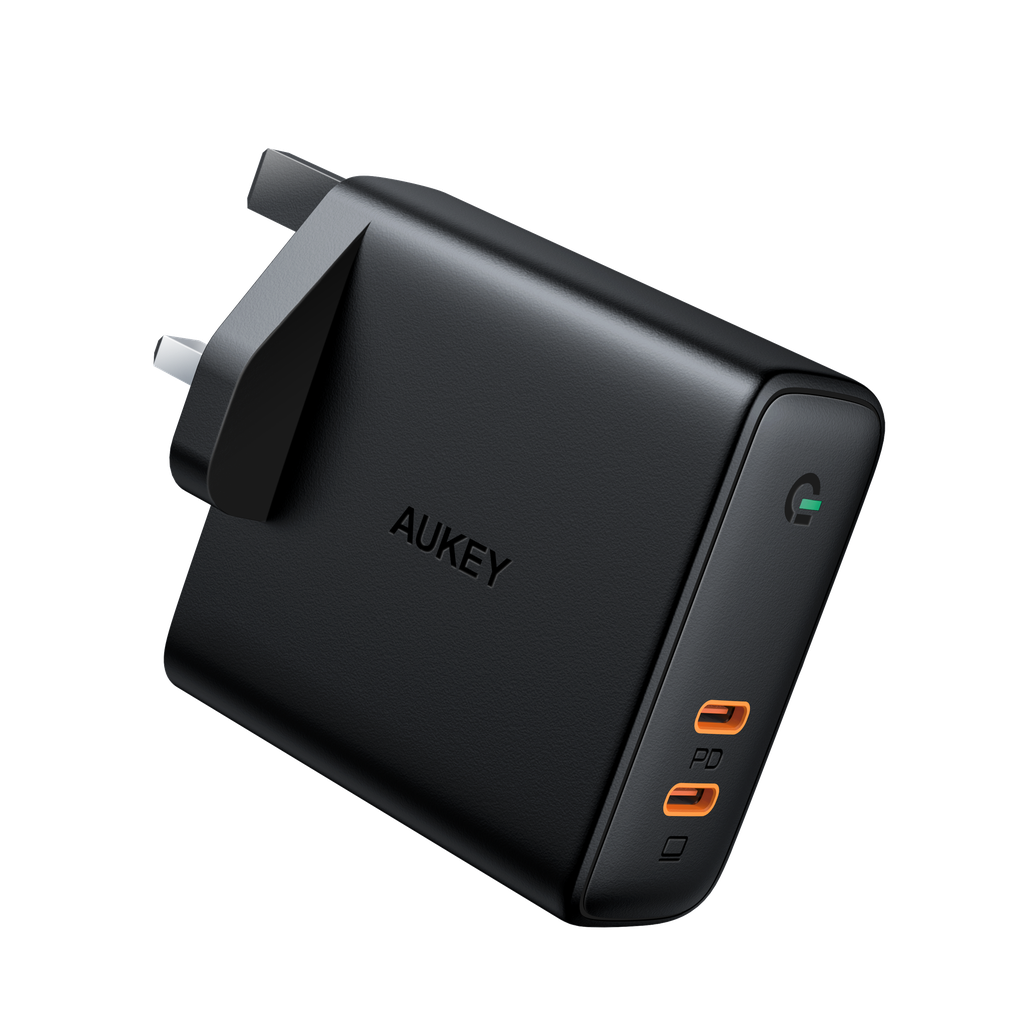 Aukey Focus Duo 63W - Dual-Port PD Wall Charger