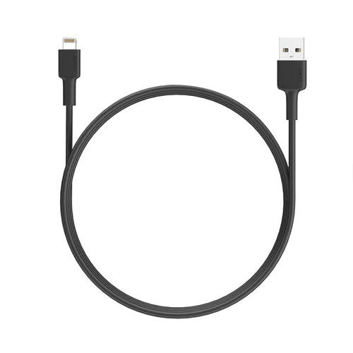 Aukey Nylon Braided USB-Ato Lightning Cable 0.9m. BK