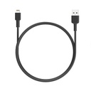 Aukey Nylon Braided USB-Ato Lightning Cable 0.9m. BK