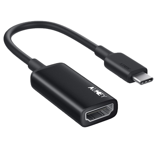 Aukey USB-C To HDMI Adapter - Black