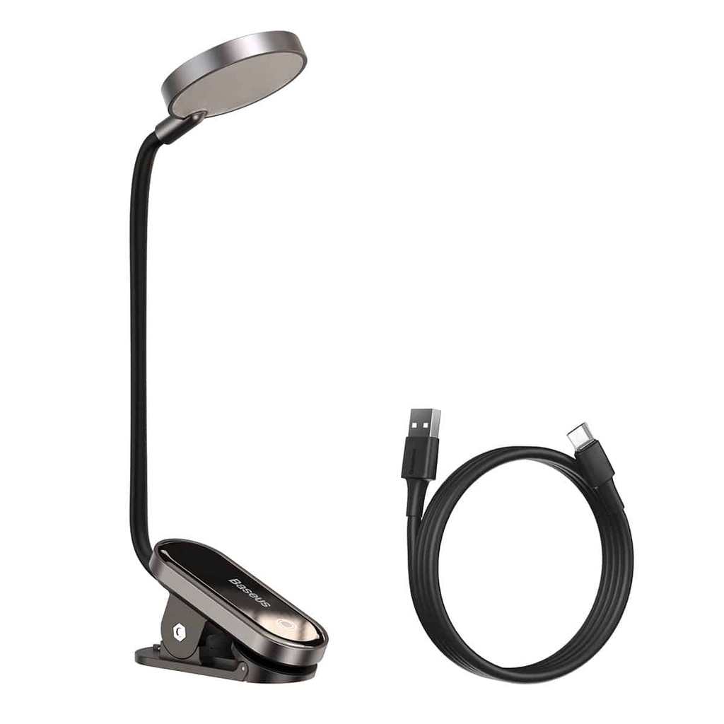 Baseus Comfort Reading Mini Clip Lamp Dark Gray