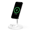 Belkin BOOST CHARGE Pro 2-in-1 Wireless Charger Stand with MagSafe 15W - White