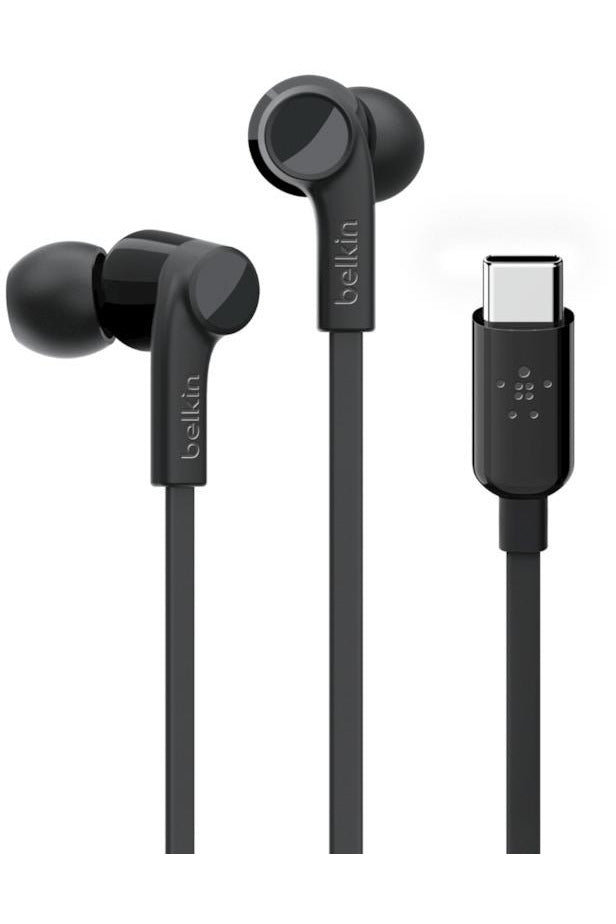 Belkin ROCKSTAR Headphones with USB-C Connector - Black