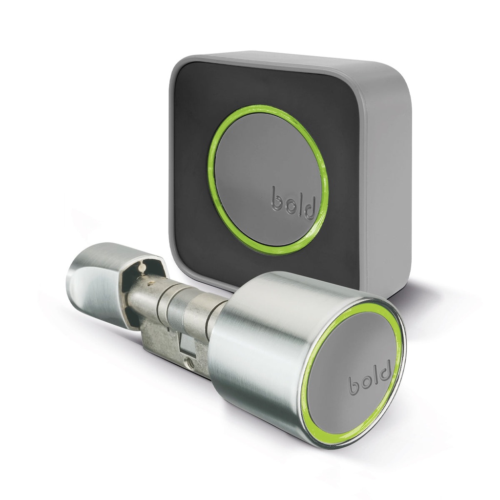 Bold Smart Cylinder Lock SX-33 - Silver + Bold Connect