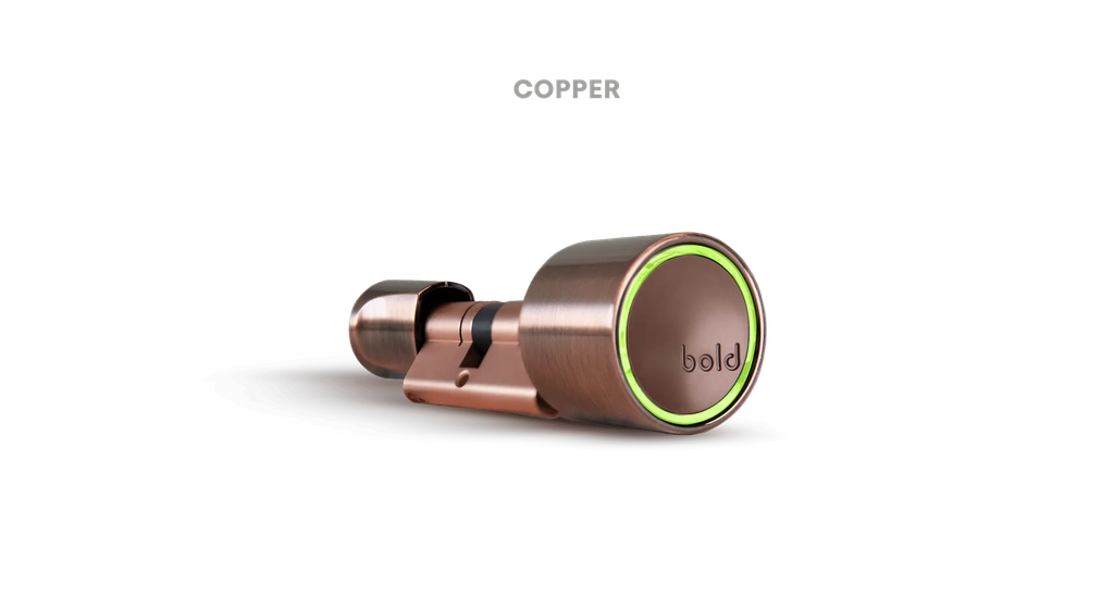 Bold Smart Cylinder Lock SX-33 - Copper