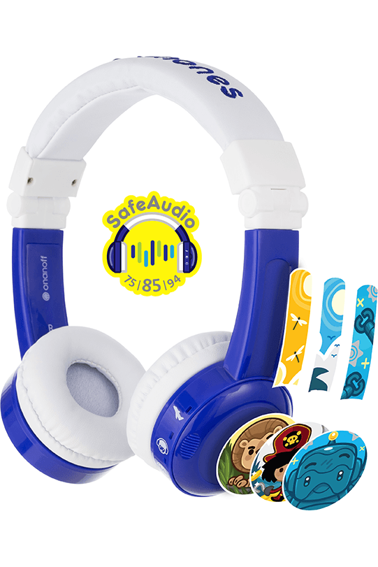 Buddyphones InFlight Kids on - ear Wired HeadPhones - Blue